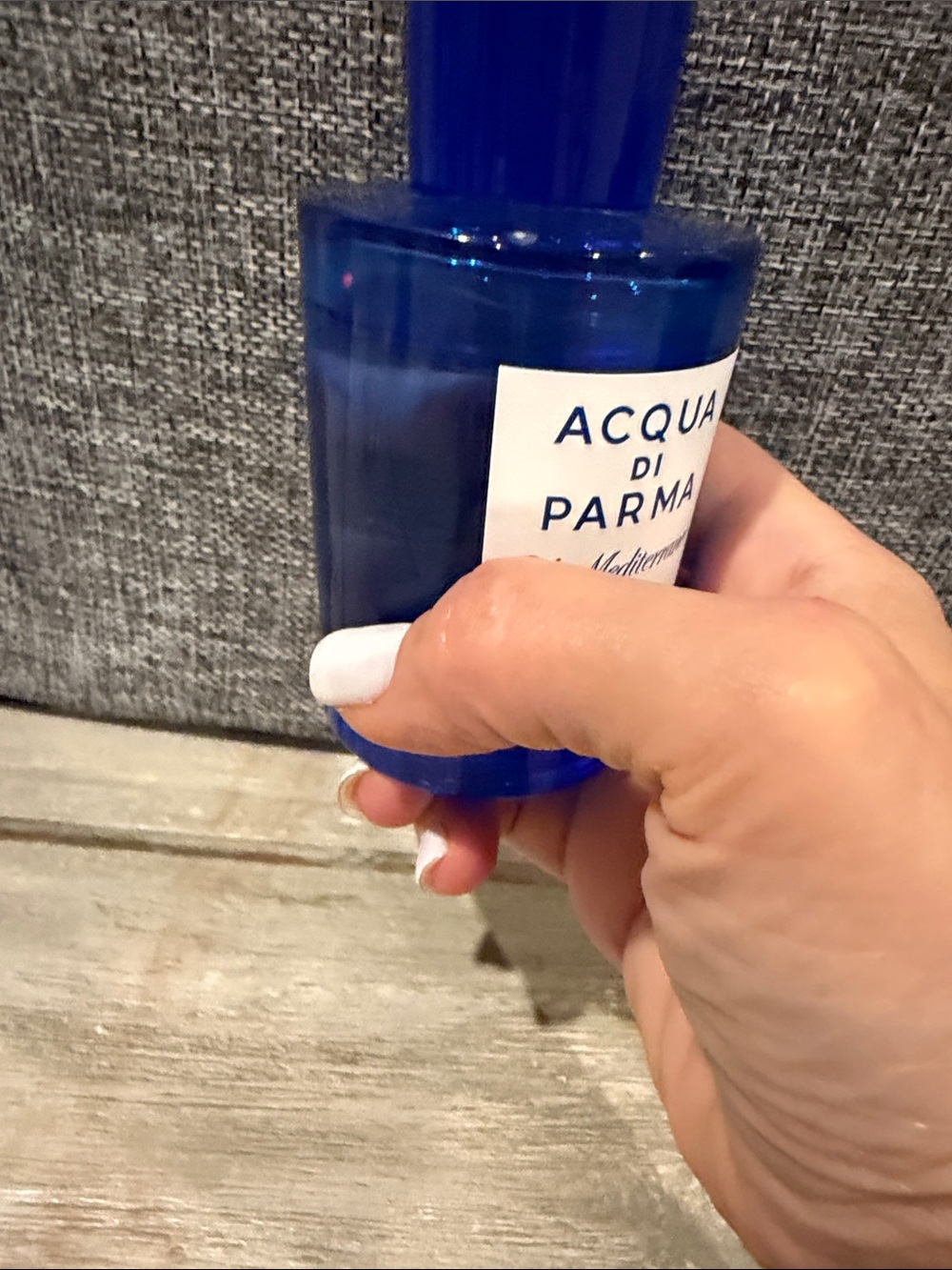 Acqua Di Parma Deep Blue Glass Fragrance Bottle